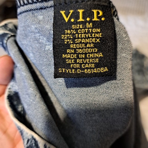 V.I.P. Jeans full front zip denim mini dress - Picture 7 of 13